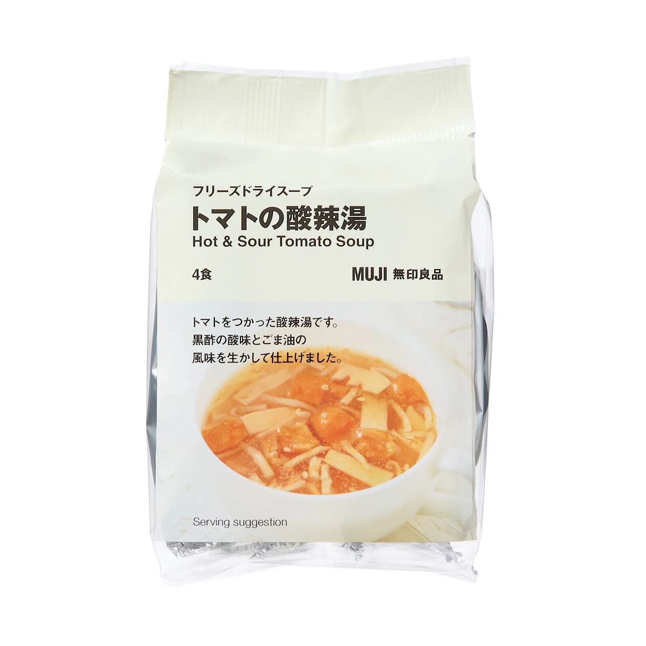 Hot & Sour Tomato Freeze Dried Soup (4pcs) - Image 2