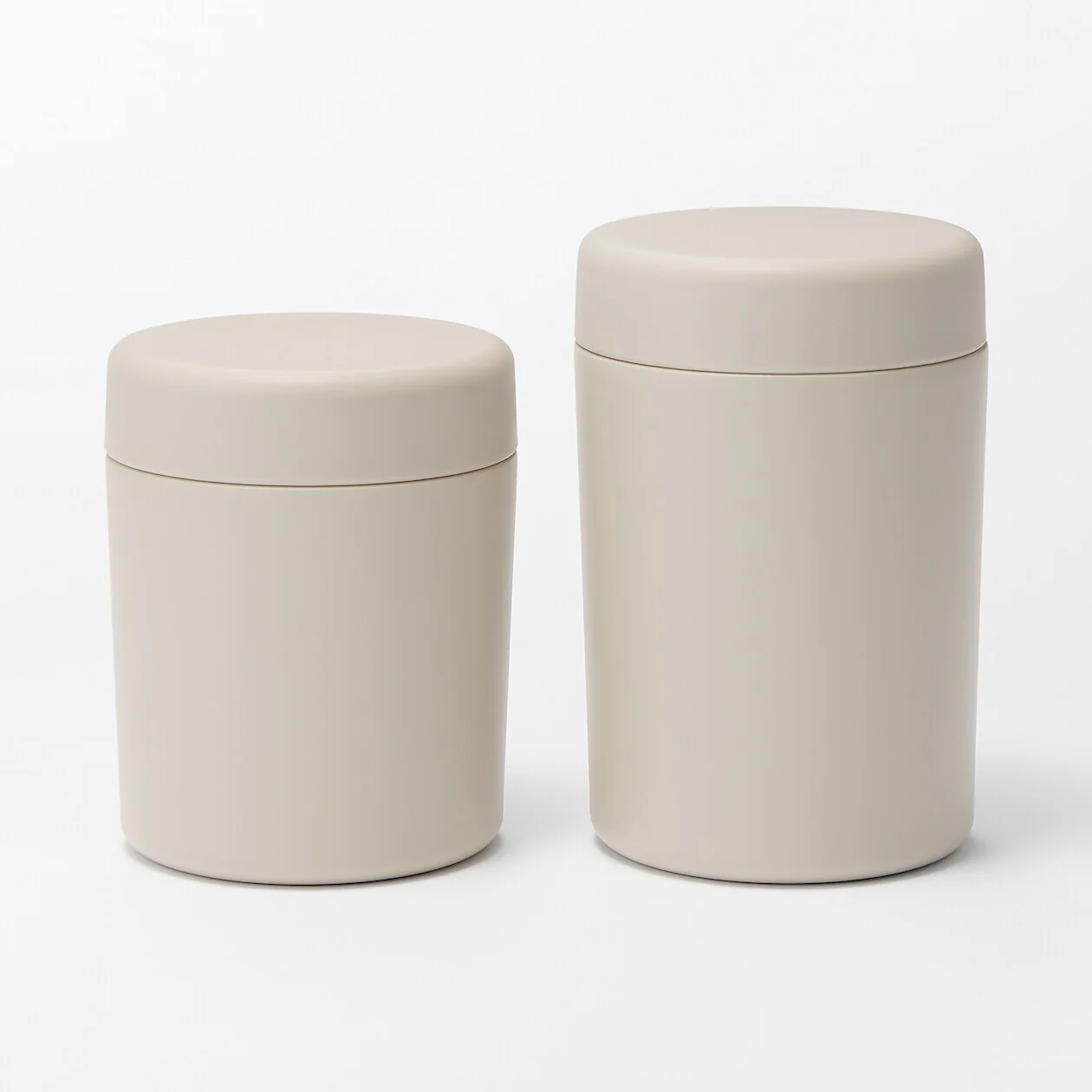 Insulated Food Thermos - Grey Beige - Image 16