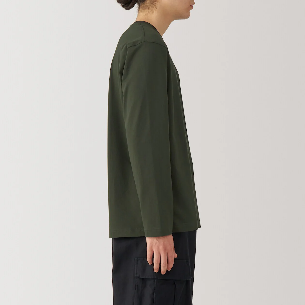 Jersey Crewneck Long Sleeve T-Shirt - Image 14