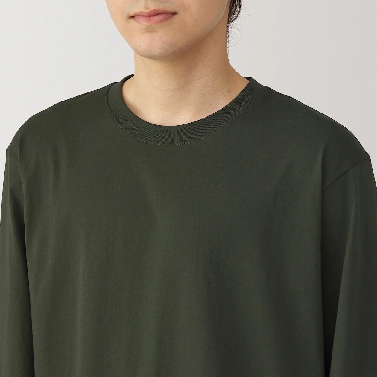 Jersey Crewneck Long Sleeve T-Shirt - Image 16