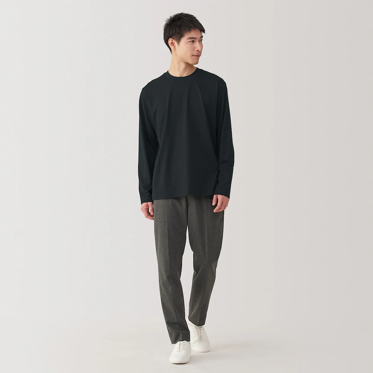 Jersey Crewneck Long Sleeve T-Shirt - Image 34