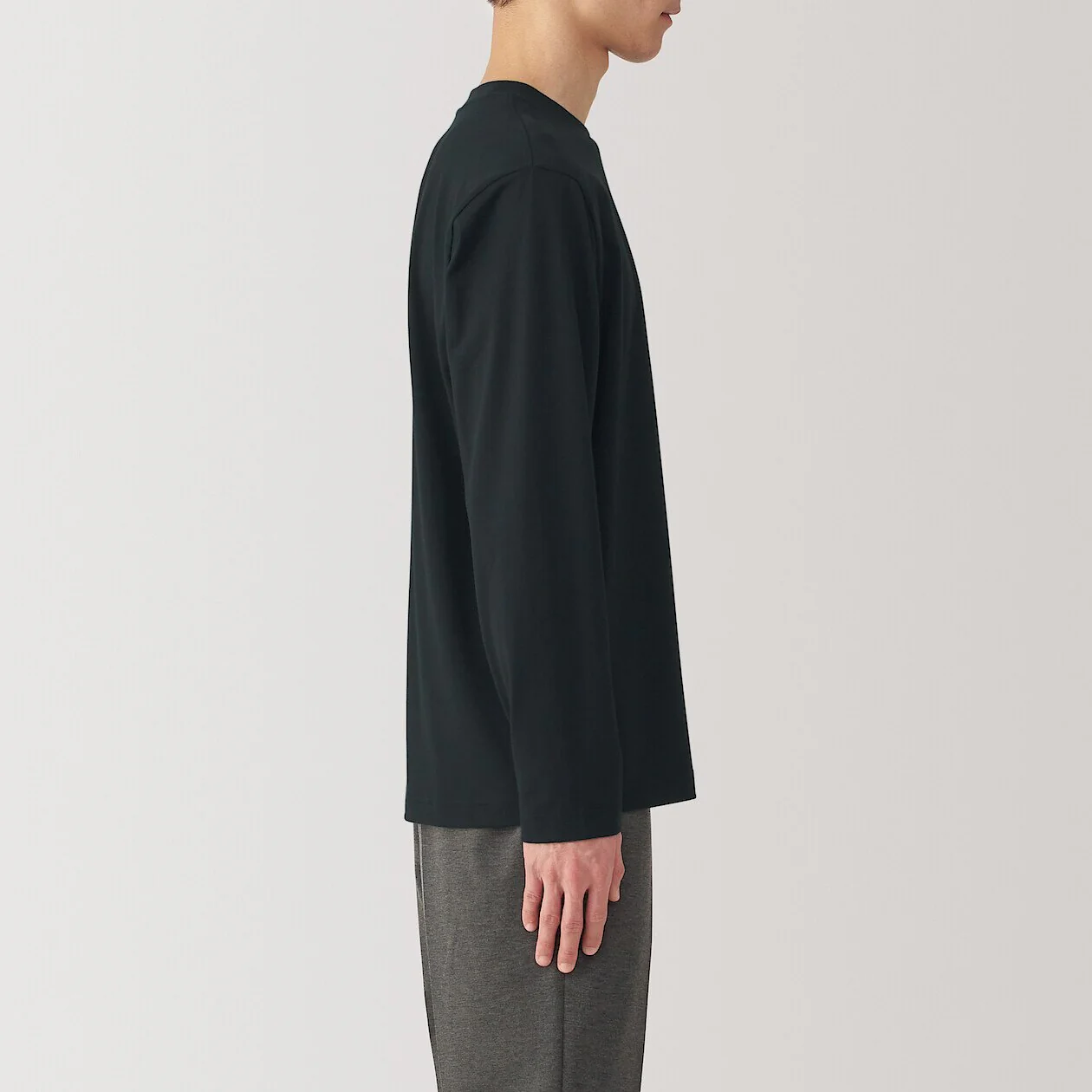 Jersey Crewneck Long Sleeve T-Shirt - Image 35