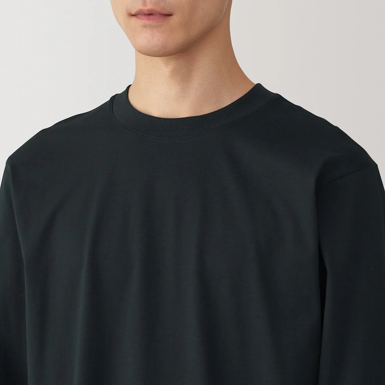 Jersey Crewneck Long Sleeve T-Shirt - Image 37