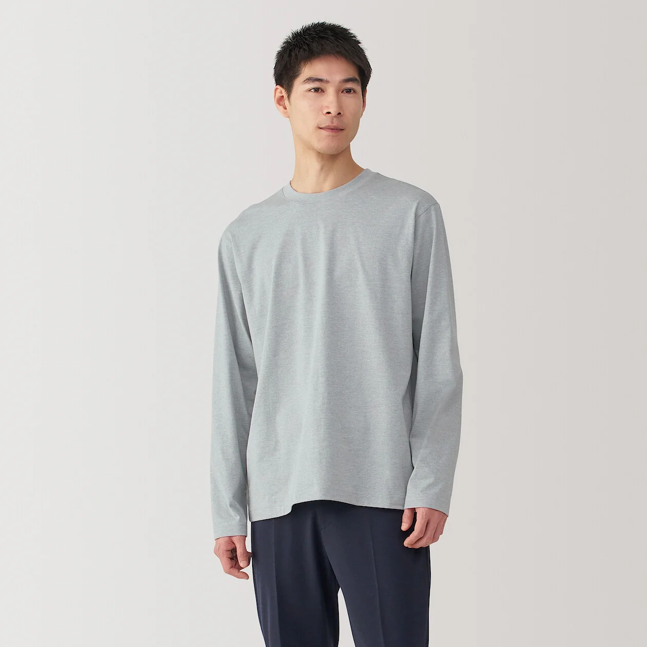 Jersey Crewneck Long Sleeve T-Shirt - Image 41
