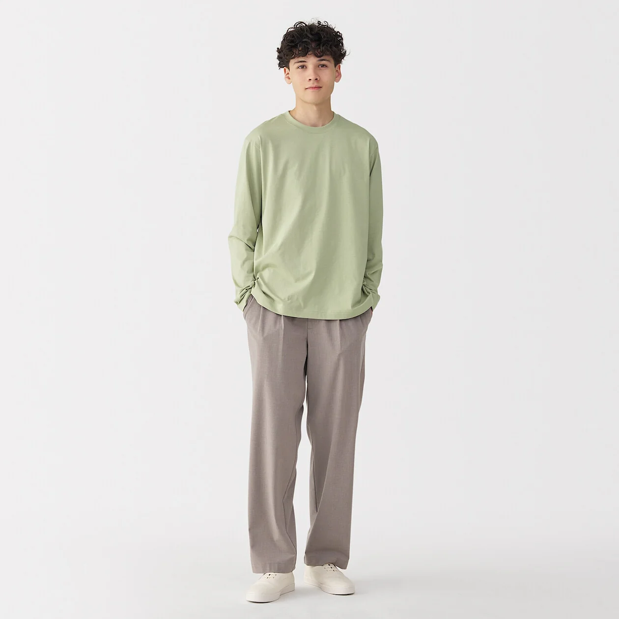 Jersey Crewneck Long Sleeve T-Shirt - Image 55