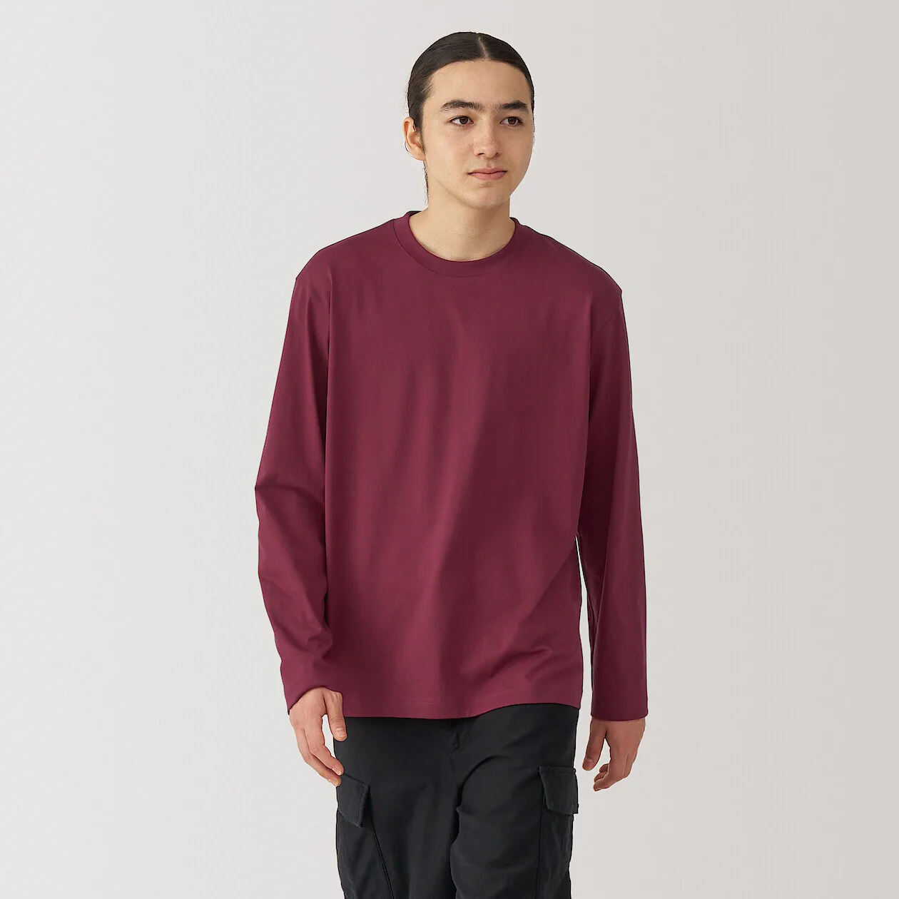 Jersey Crewneck Long Sleeve T-Shirt - Image 6