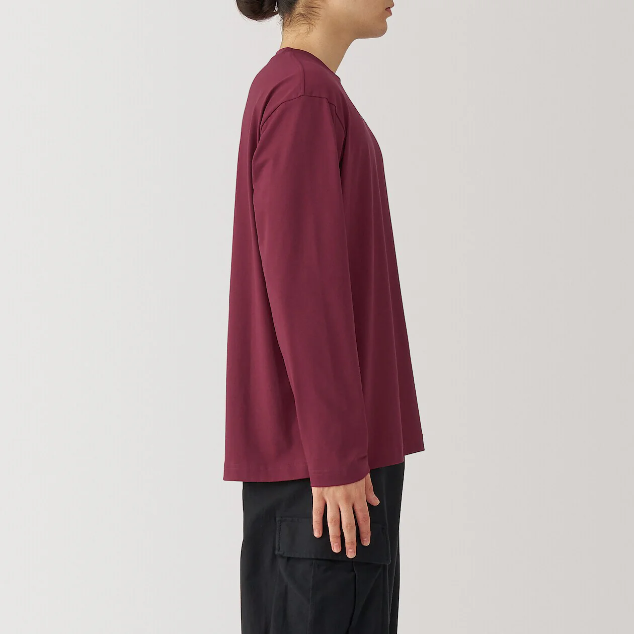 Jersey Crewneck Long Sleeve T-Shirt - Image 8