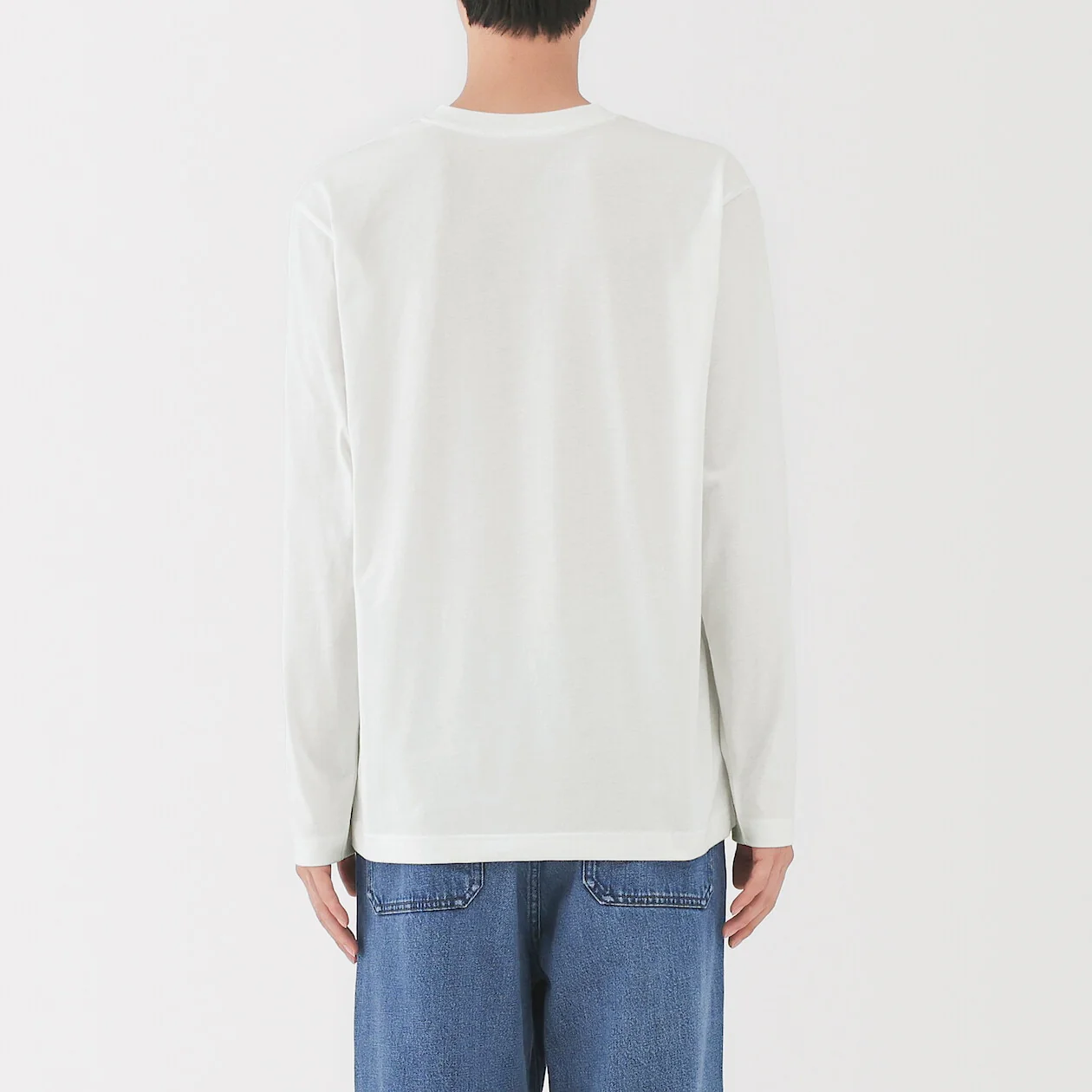 Jersey Crewneck Long Sleeve T-Shirt - Image 10