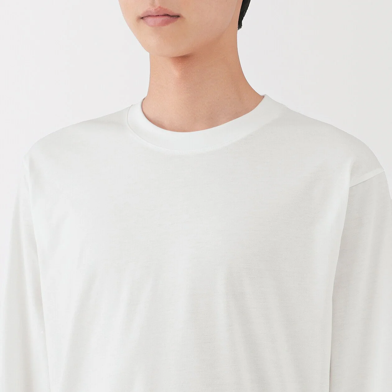 Jersey Crewneck Long Sleeve T-Shirt - Image 11