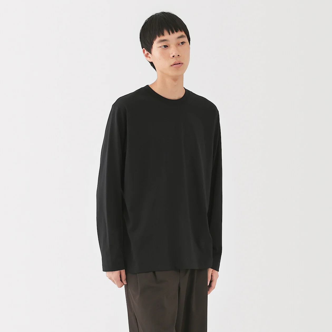 Jersey Crewneck Long Sleeve T-Shirt - Image 15