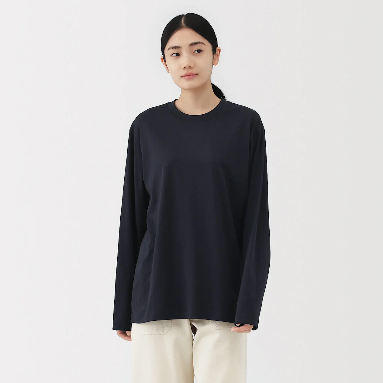 Jersey Crewneck Long Sleeve T-Shirt - Image 20