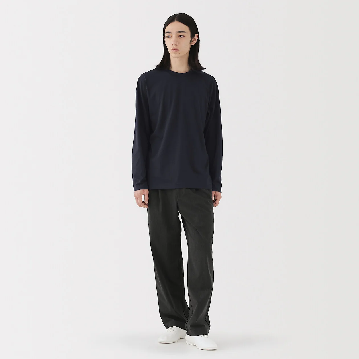 Jersey Crewneck Long Sleeve T-Shirt - Image 21