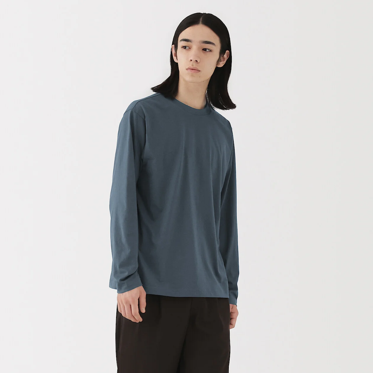 Jersey Crewneck Long Sleeve T-Shirt - Image 24