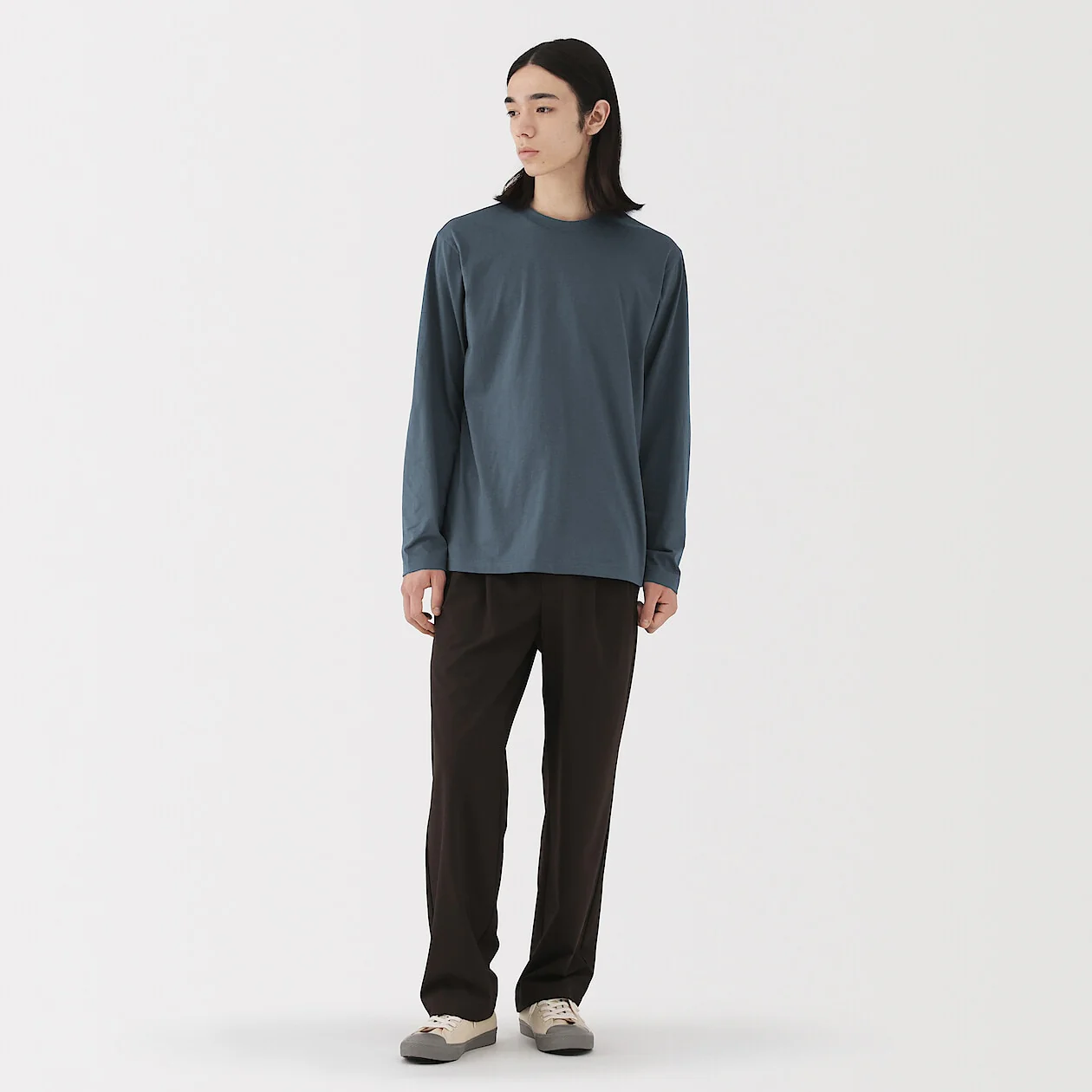 Jersey Crewneck Long Sleeve T-Shirt - Image 26