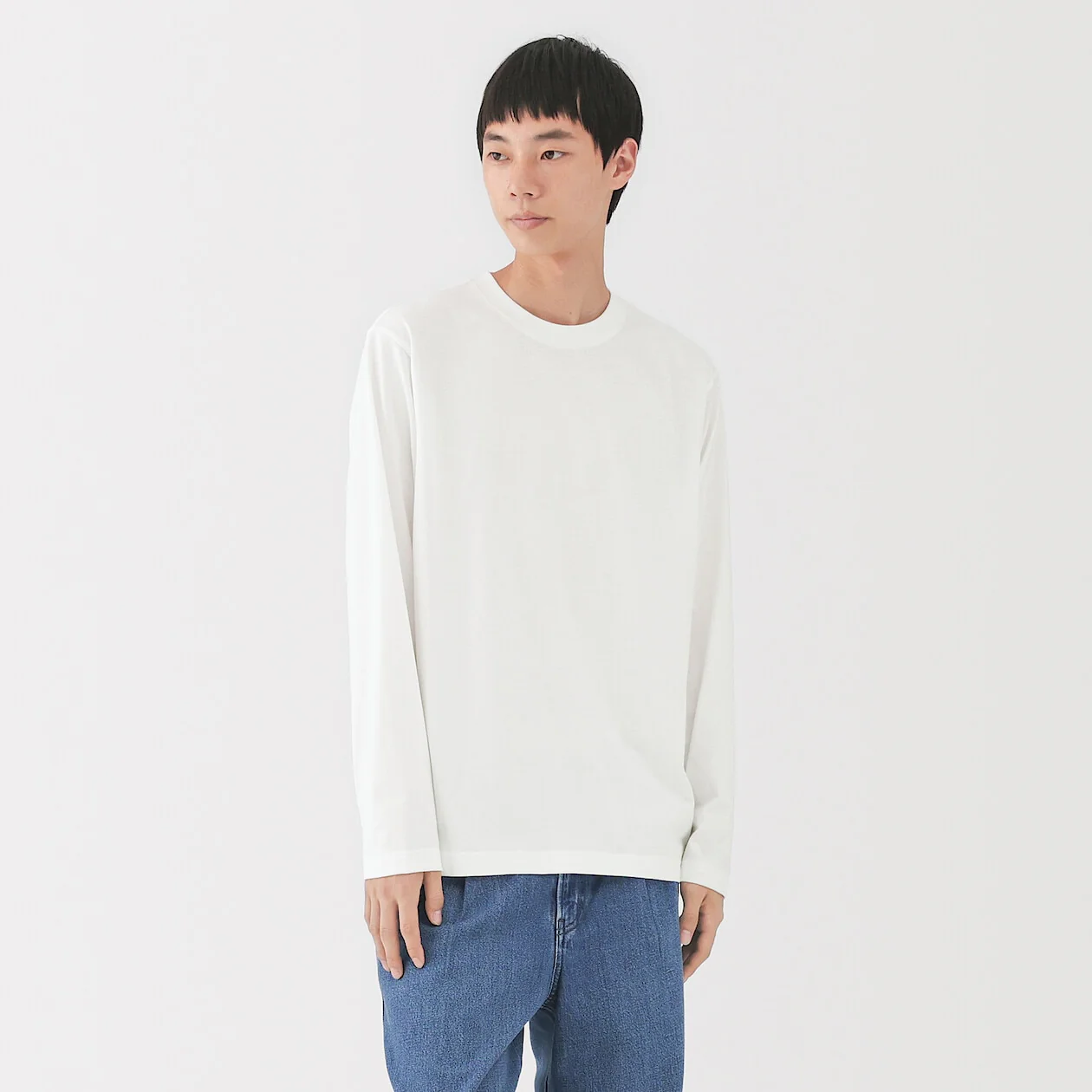 Jersey Crewneck Long Sleeve T-Shirt - Image 6