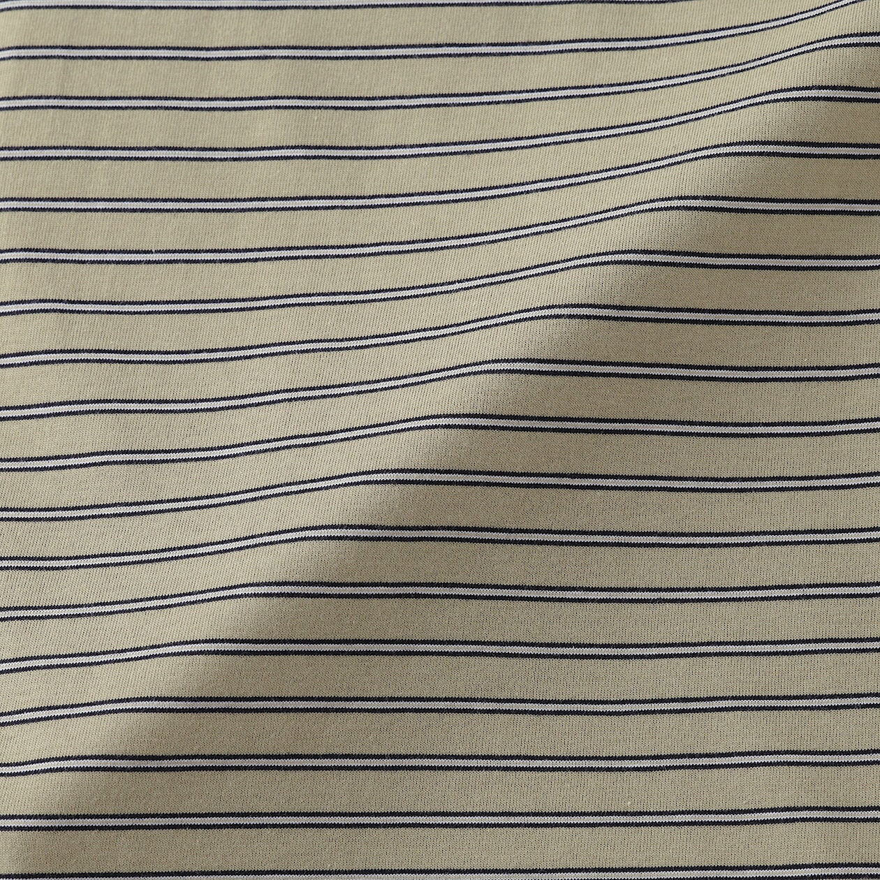 Stripe Jersey Crewneck Long Sleeve T-Shirt - Image 7