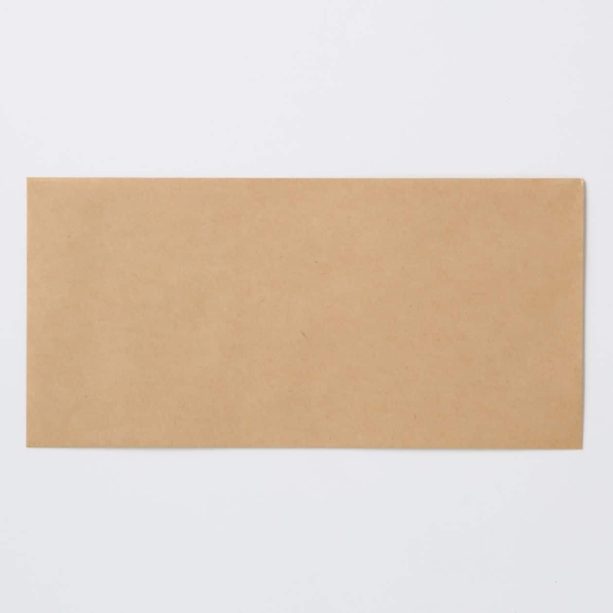 Kraft Paper Envelopes - 105 x 215mm (20 Pack) - Image 3