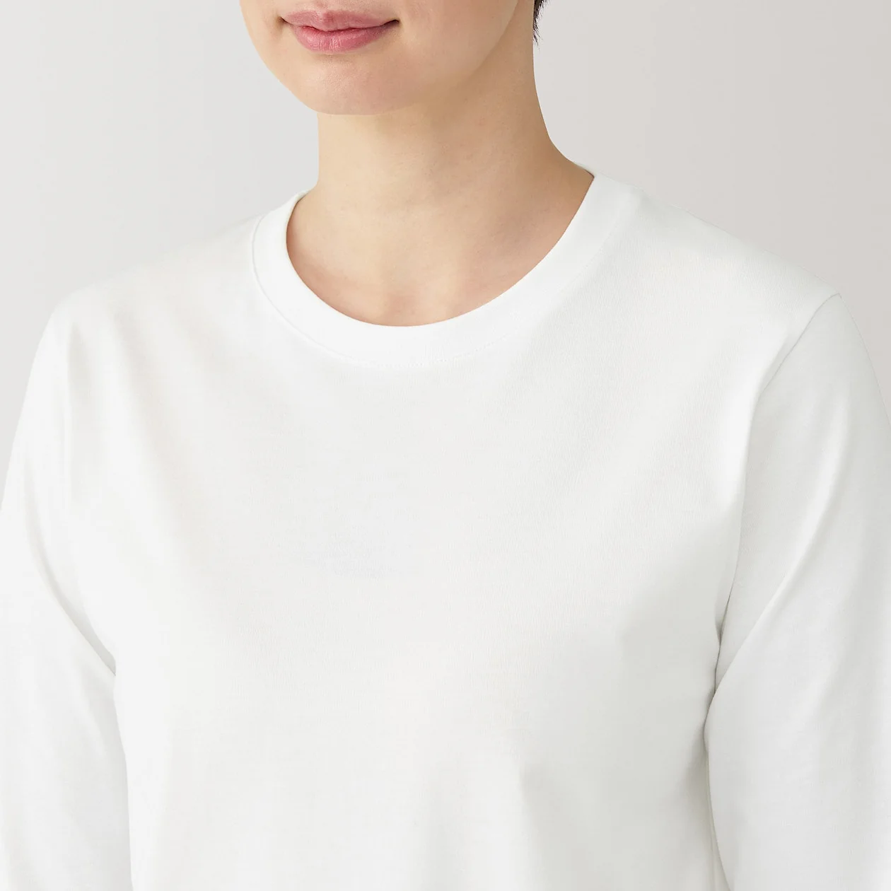 Jersey Crewneck Long Sleeve T-Shirt - Image 5