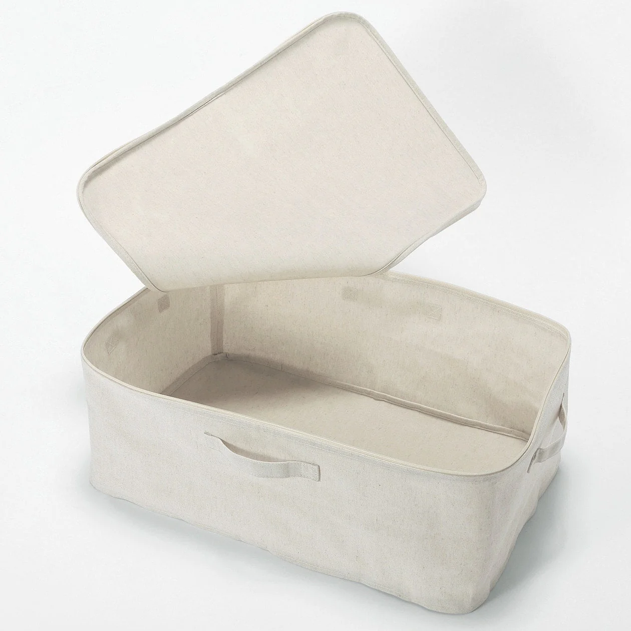 Collapsible Linen Soft Box Clothes Case - Large - Image 2