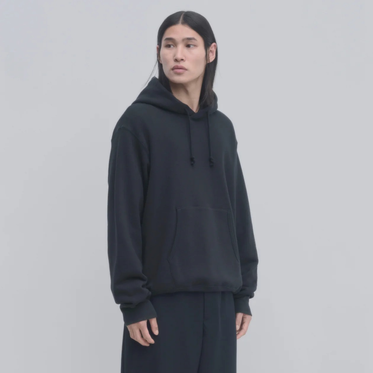 Loopwheel Knitted Sweat Hoodie