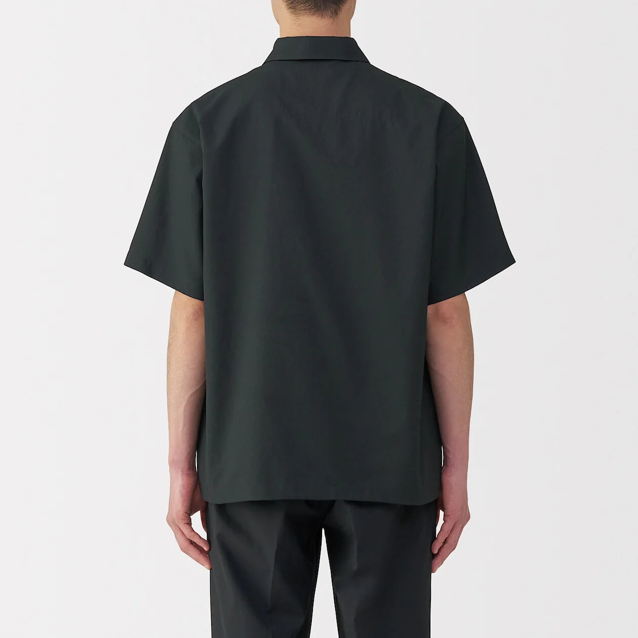 Breathable Short Sleeve Woven Polo Shirt - Image 4