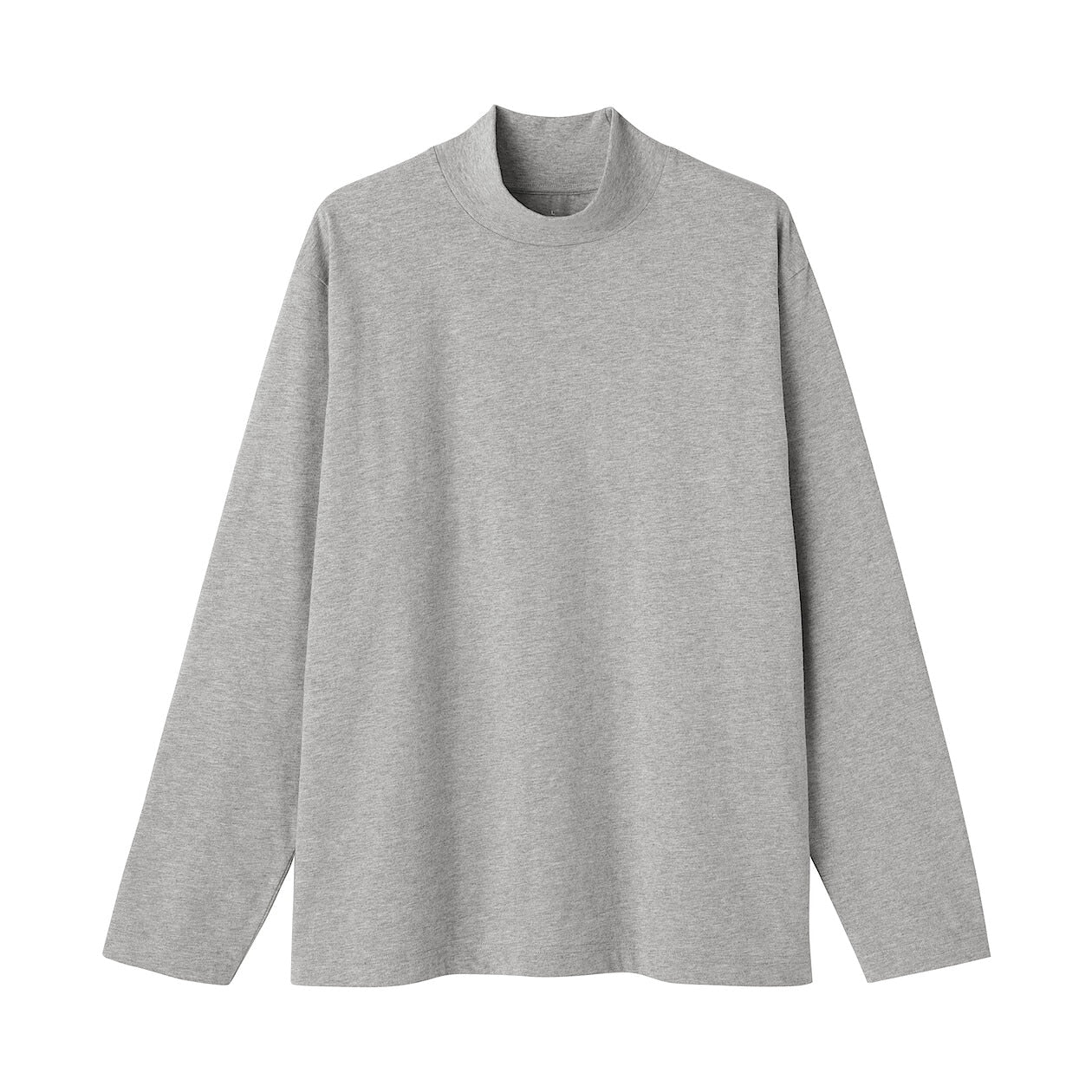 Brushed Jersey High Neck Long Sleeve T-Shirt - Image 21