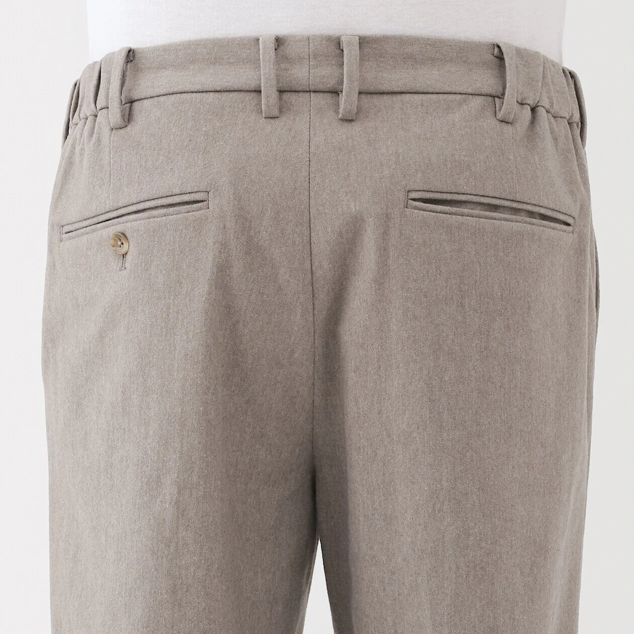 Brushed Stretch Flat Front Pants - Image 17