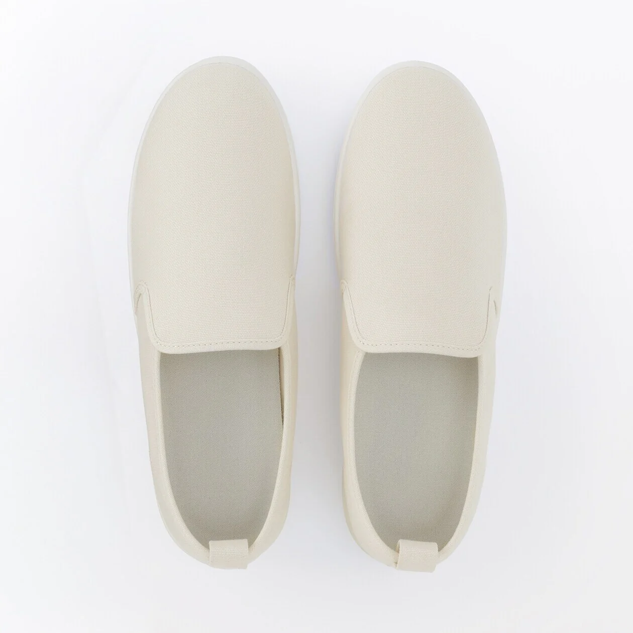 Cushion Insole Water-Repellent Canvas Slip-On Sneakers - Image 13
