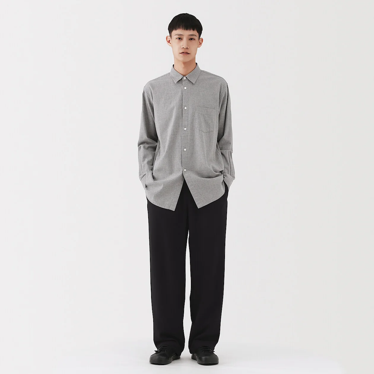 Cashmere Blended Easy Pants - Image 2