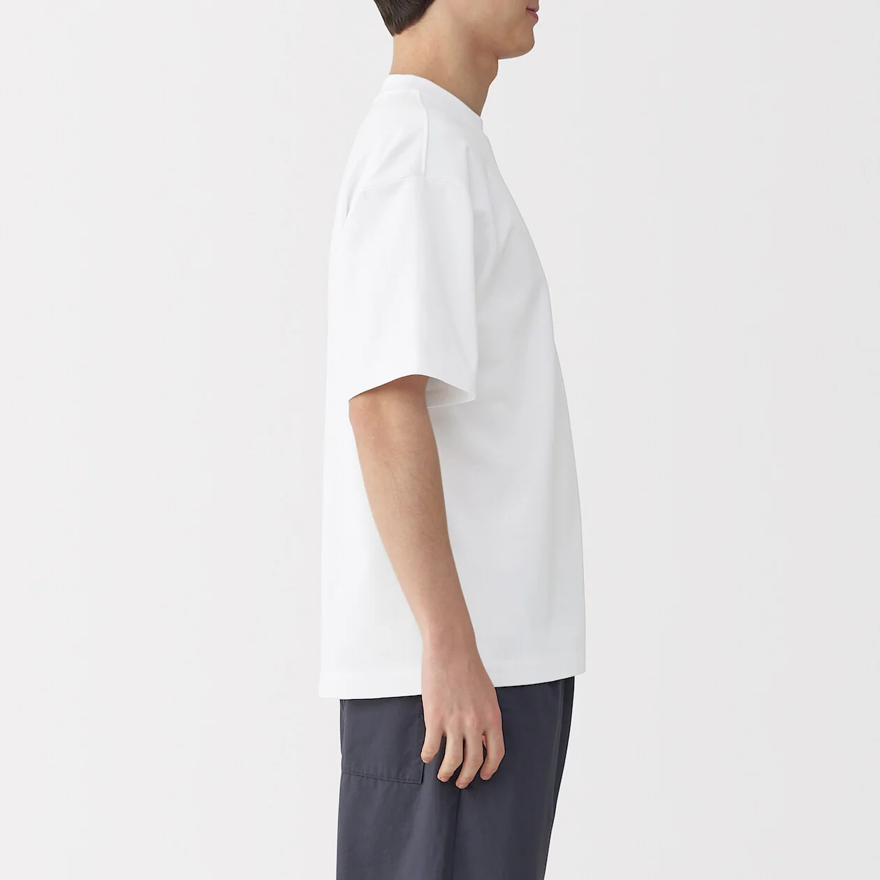 Cool Touch Crewneck Wide Short Sleeve T-Shirt - Image 4
