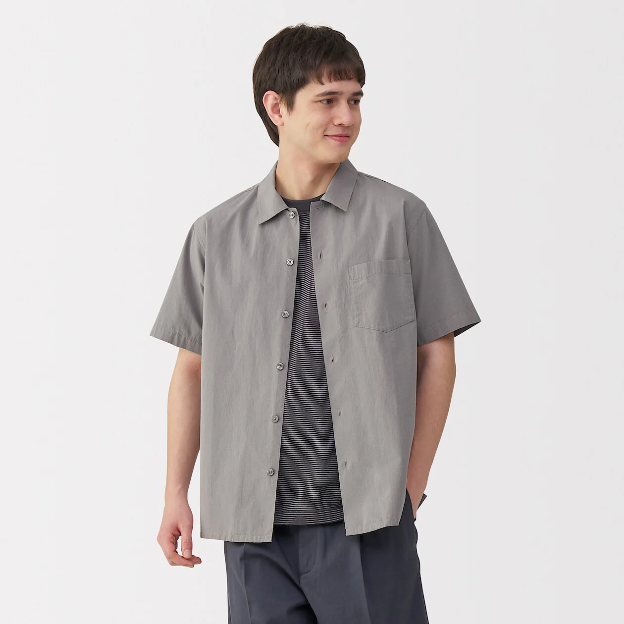 Cool Touch Short Sleeve Collared Shirt - Image 33