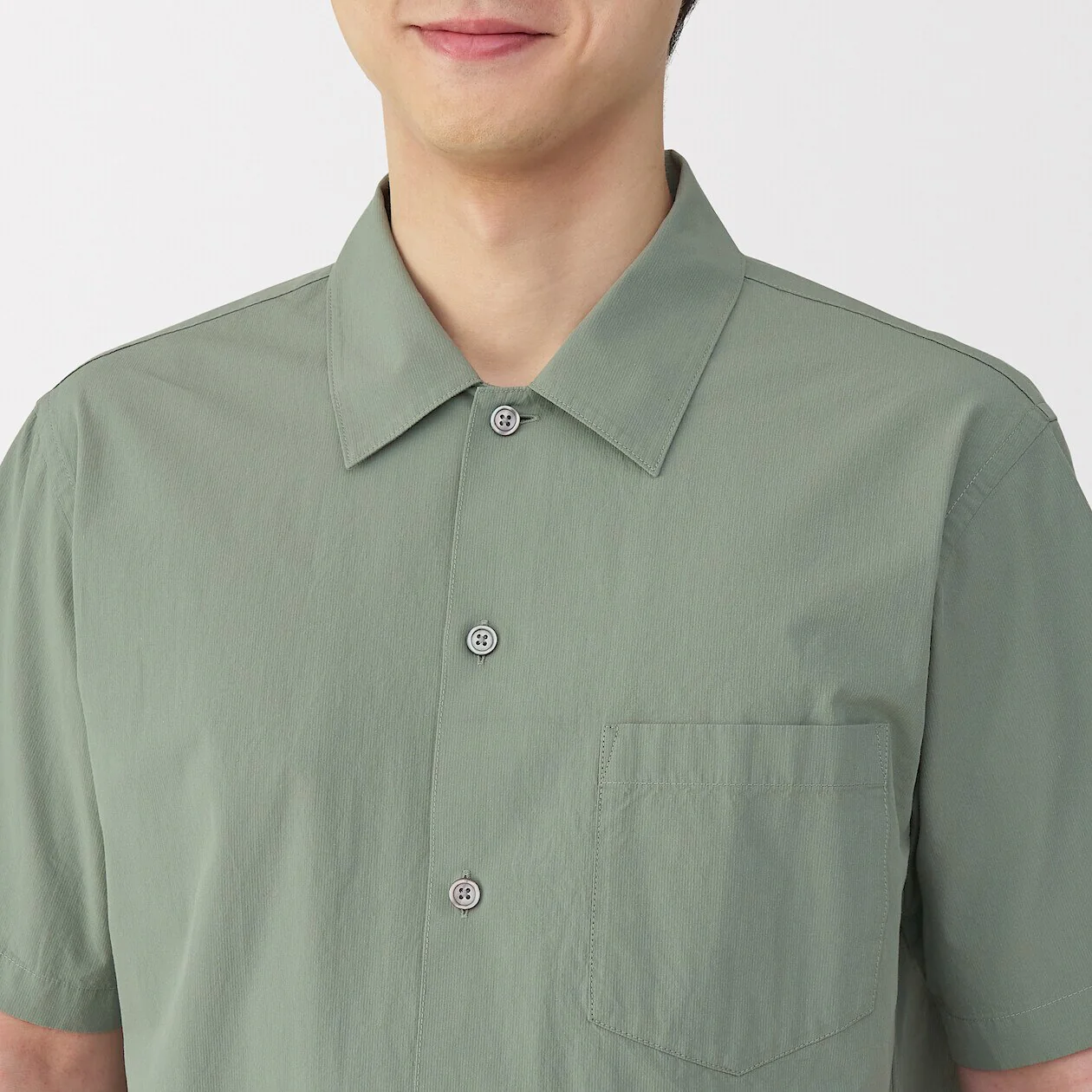 Cool Touch Short Sleeve Collared Shirt - Image 5