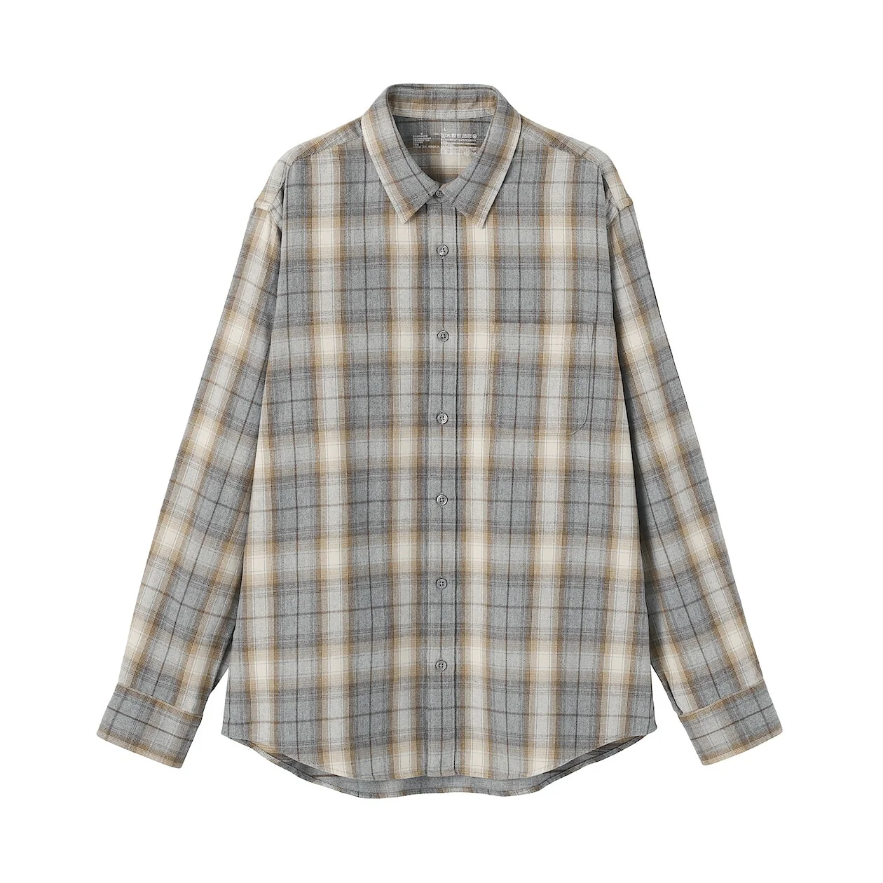 Double Brushed Flannel Long Sleeve Shirt - Image 40