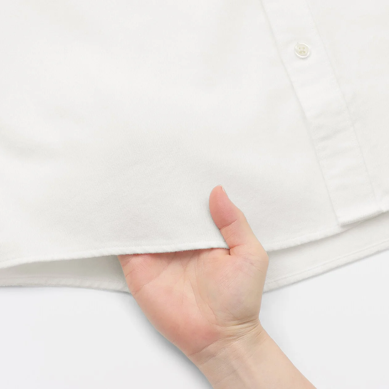 Double Brushed Flannel Stand Collar Long Sleeve Shirt - Image 47