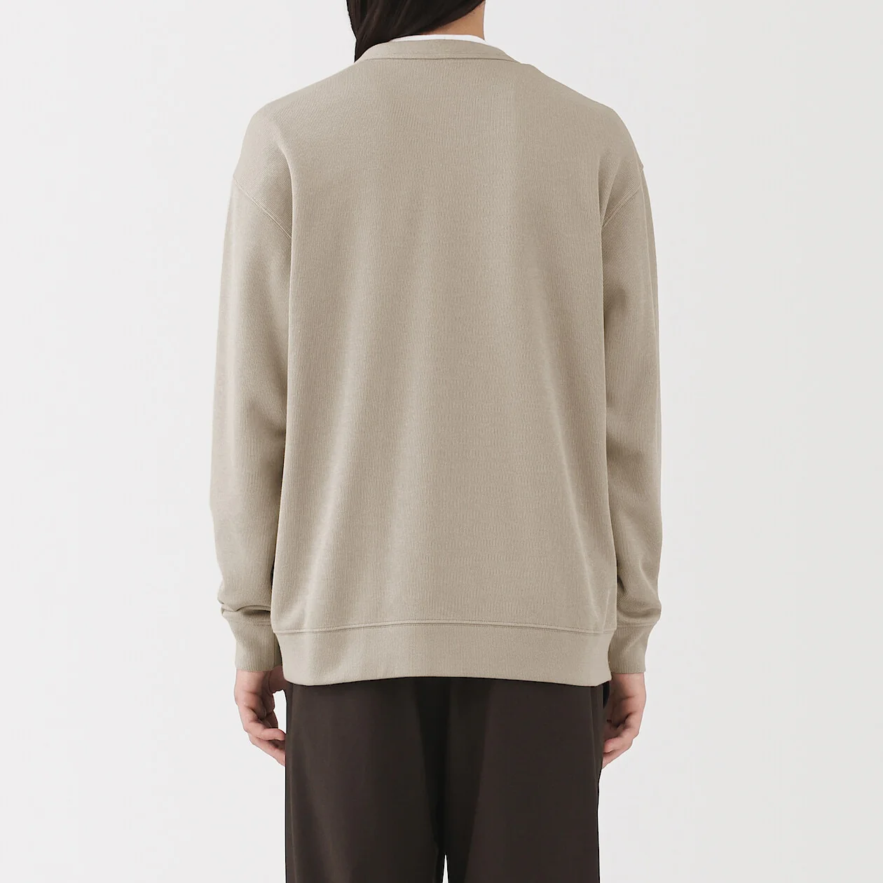 Double Knitted V-Neck Cardigan - Image 10