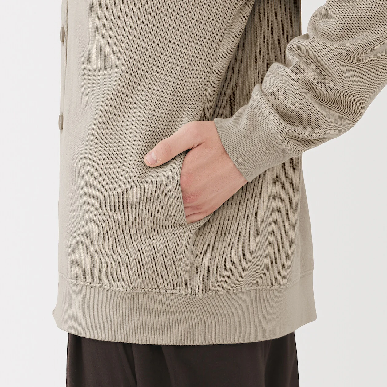Double Knitted V-Neck Cardigan - Image 12