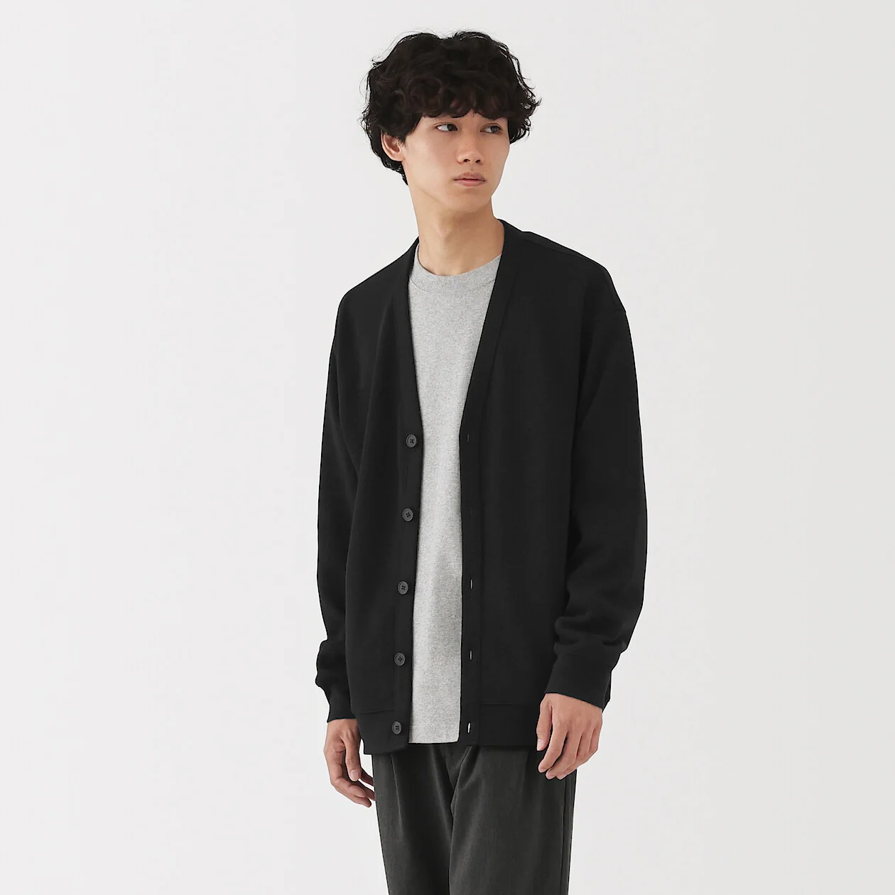 Double Knitted V-Neck Cardigan - Image 16