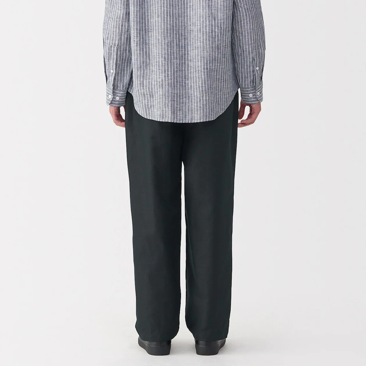Hemp Blend Twill Darted Straight Pants - Image 13