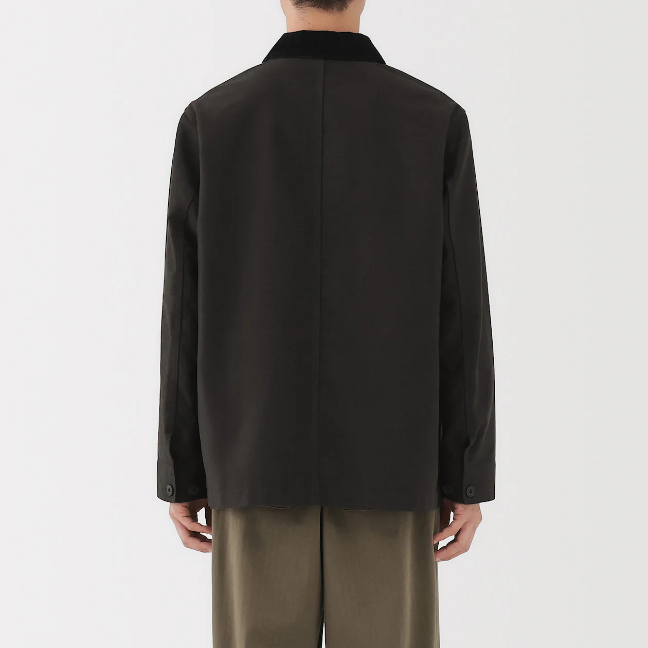 Kapok Blend Corduroy Work Jacket - Image 4
