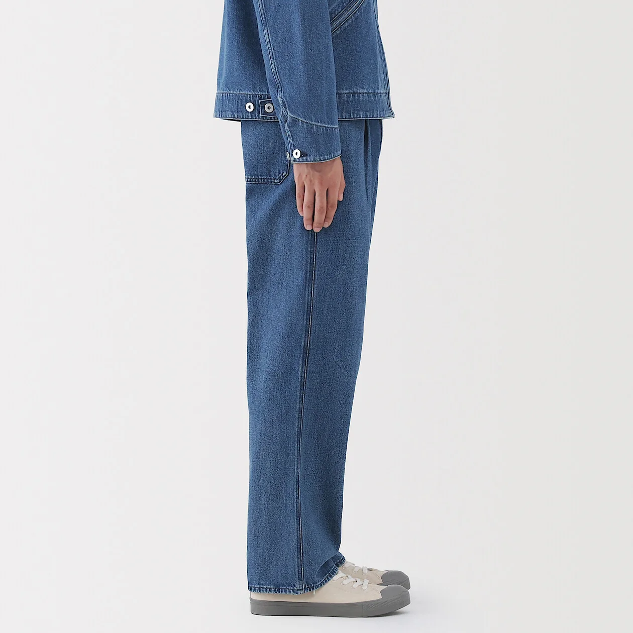 Kapok Blend Denim Work Pants - Image 3