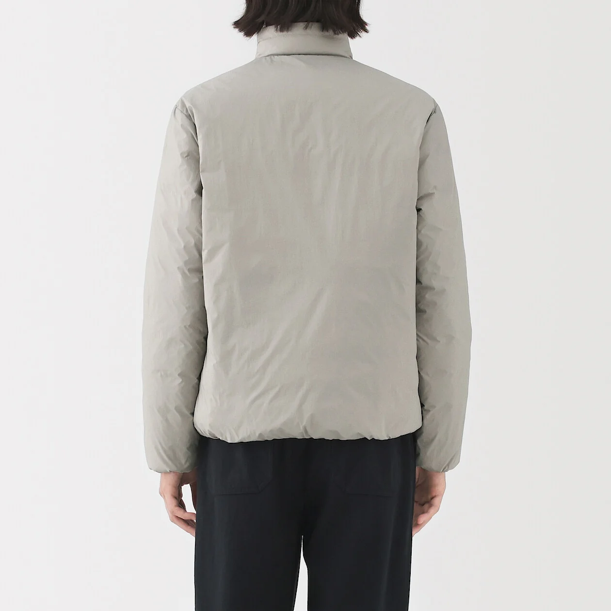 Lightweight Down Pocketable Stand Collar Jacket - Image 4