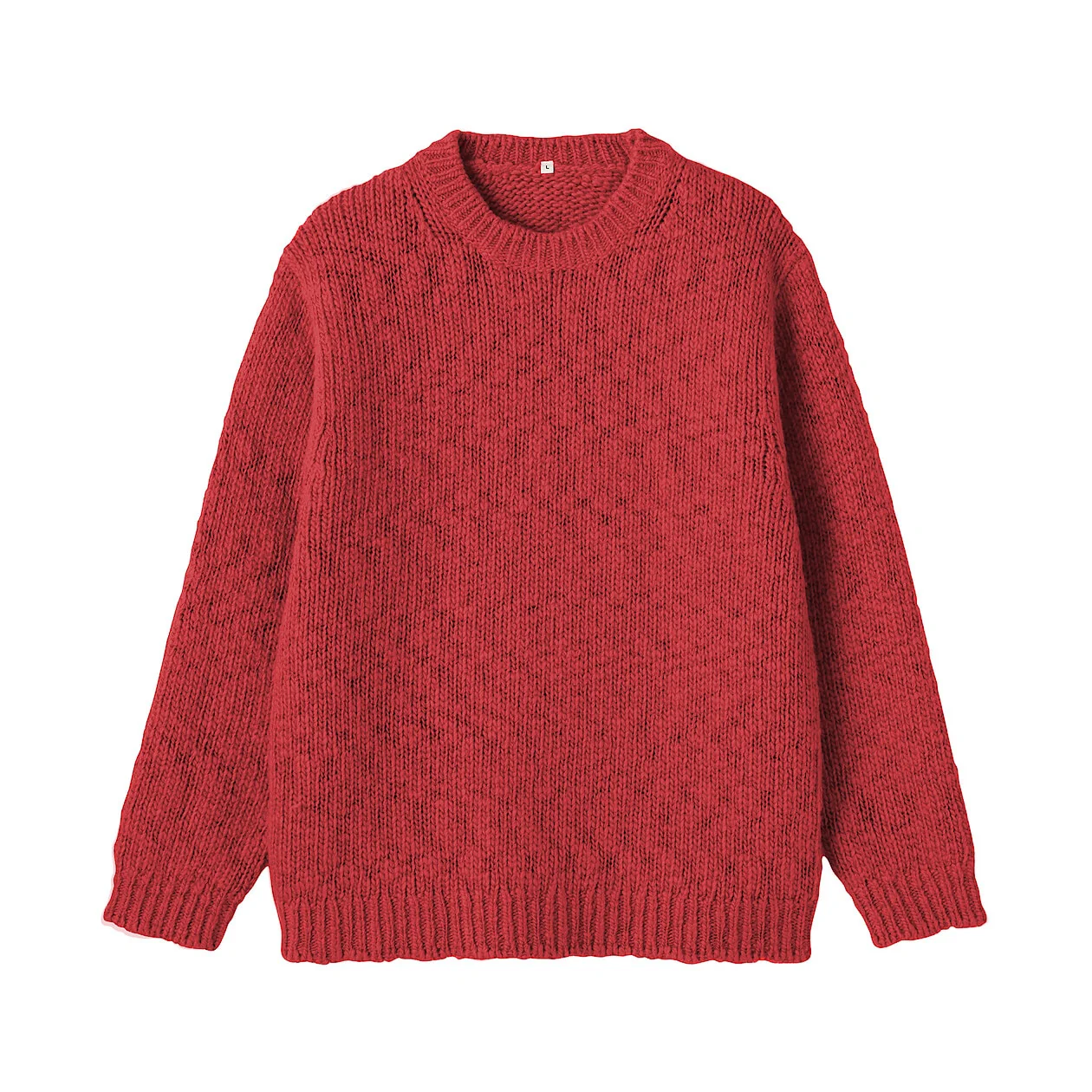 Merino Wool Low-Gauge Crewneck Sweater - Image 5
