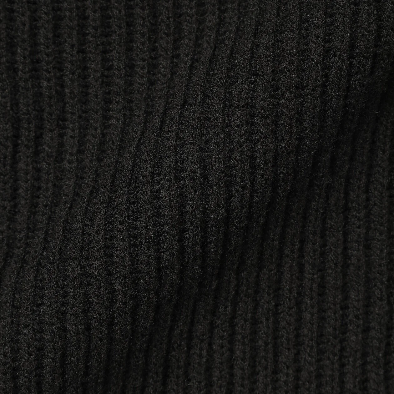 Merino Wool Ribbed Elbow Patch Crewneck Sweater - Image 6
