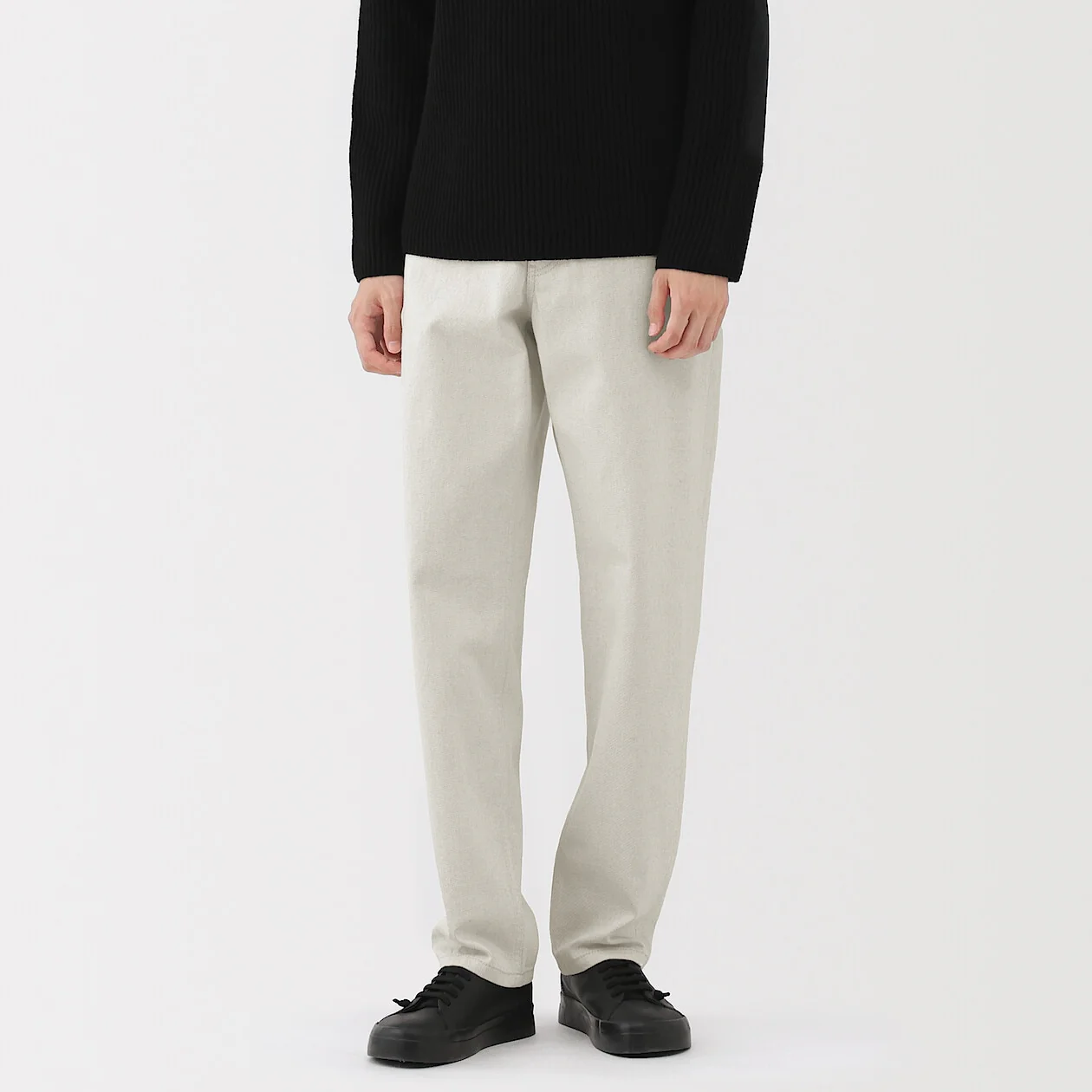 Recycled Cotton Blend 5-Pocket Pants