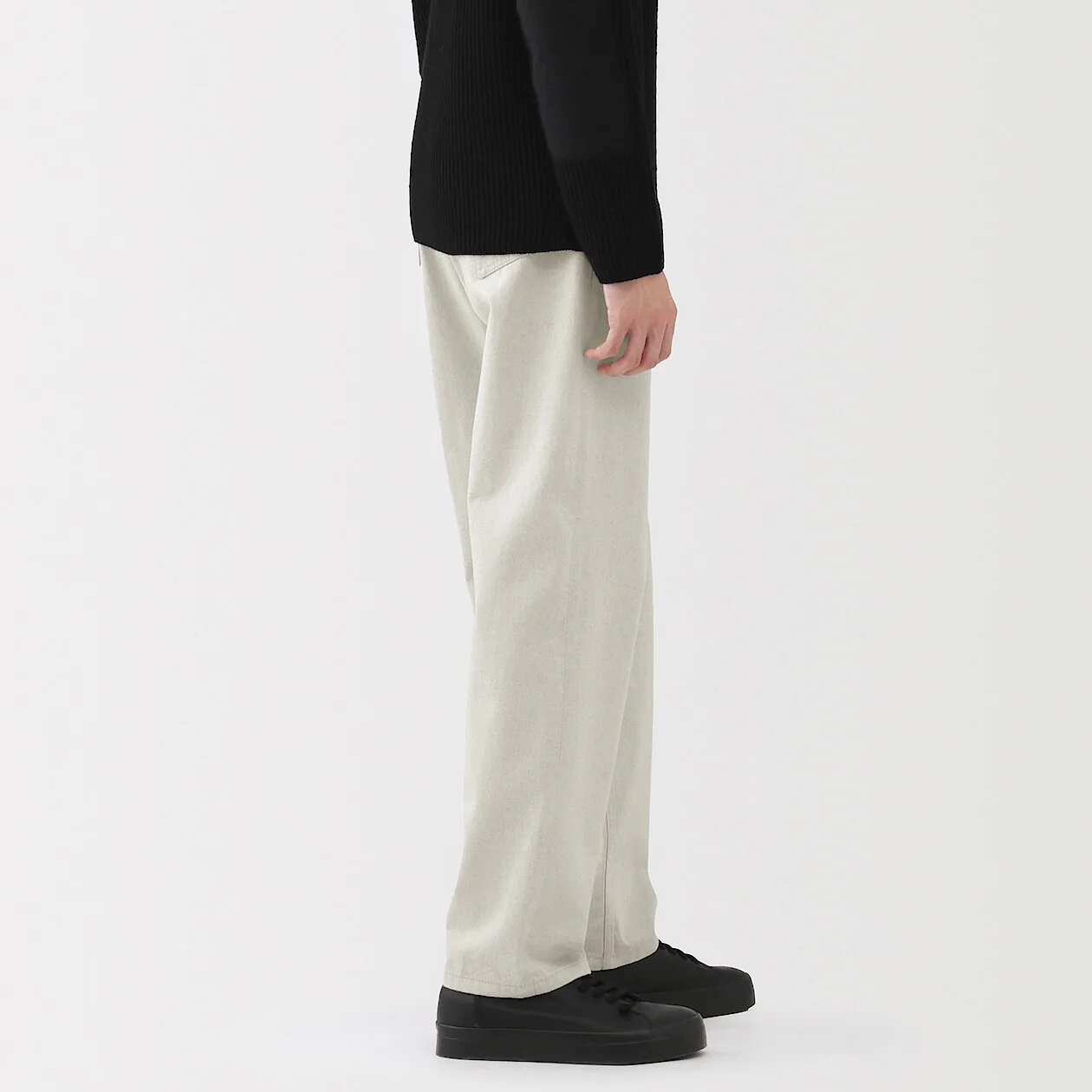 Recycled Cotton Blend 5-Pocket Pants - Image 3