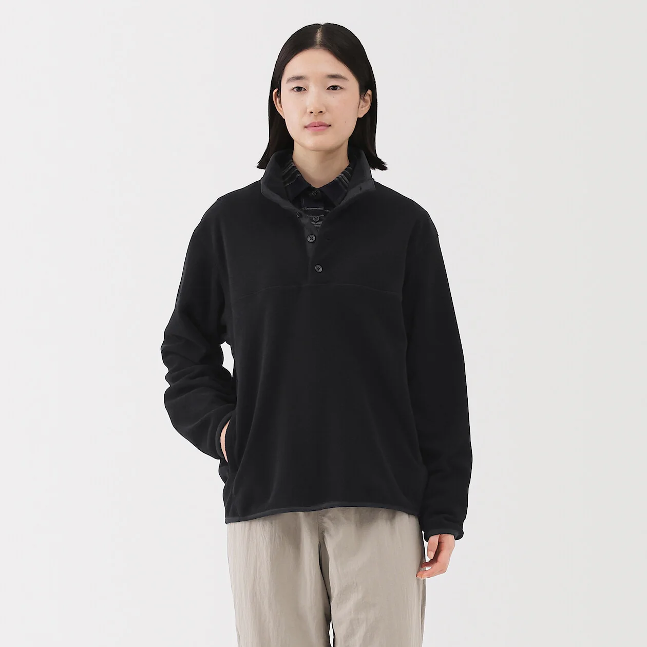 Recycled Fleece Pullover - Image 2