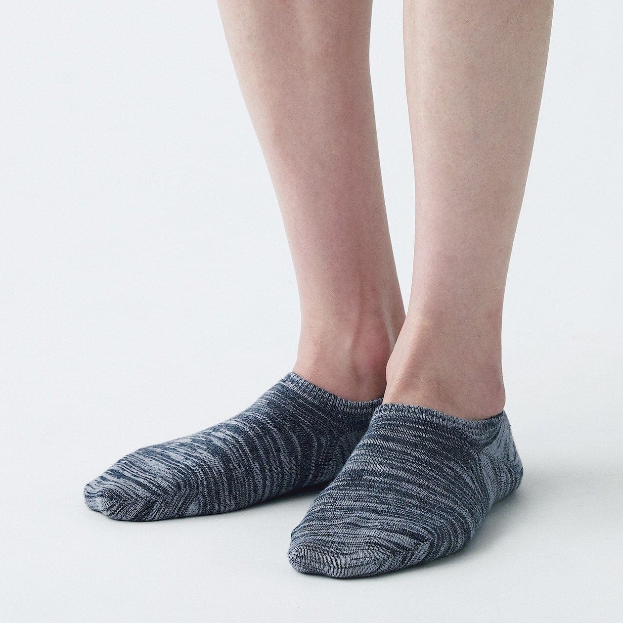 Right Angle Excess Yarn Sneaker-In Socks - 3 Pack
