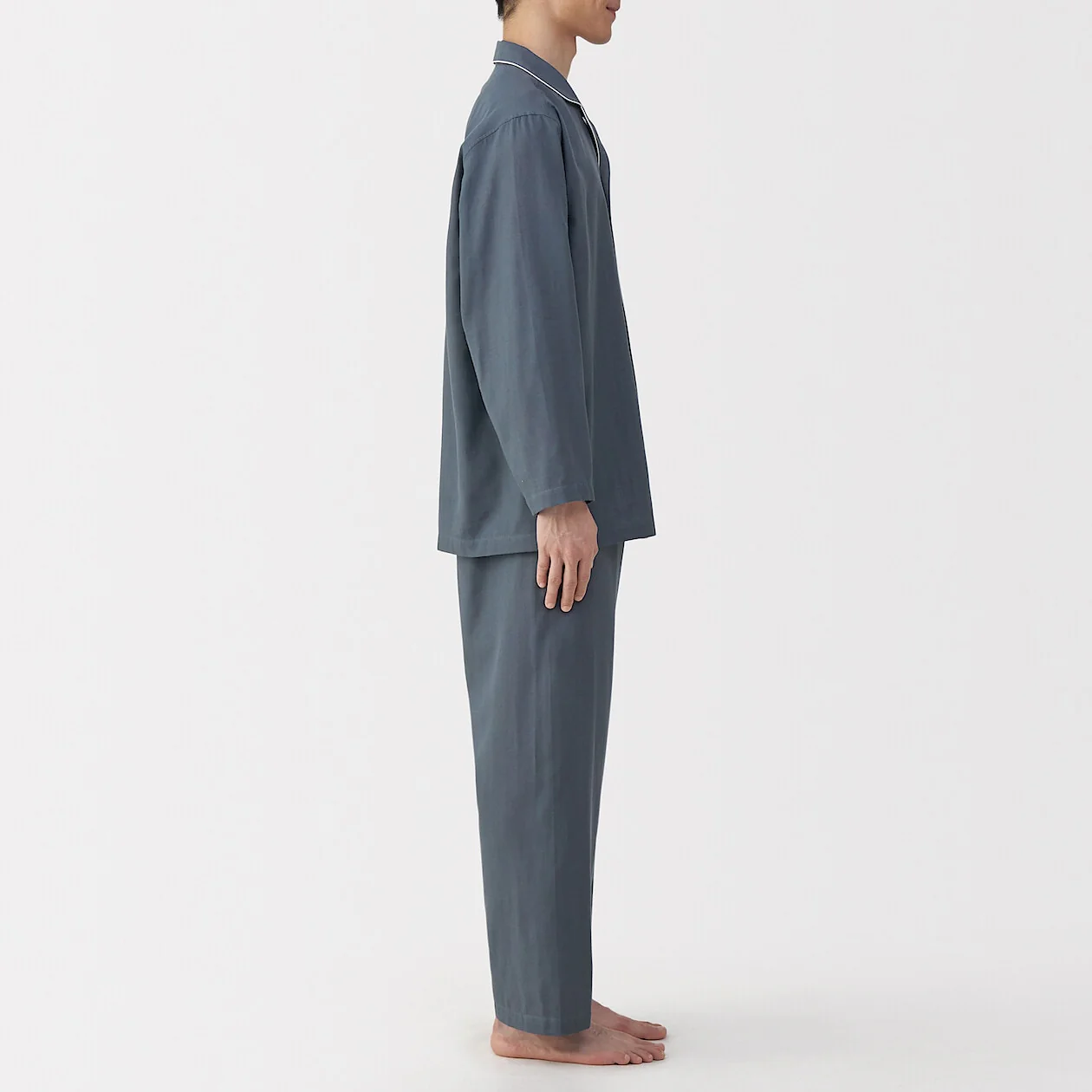 Side Seamless Double Gauze Long Sleeve Pyjamas - Image 18