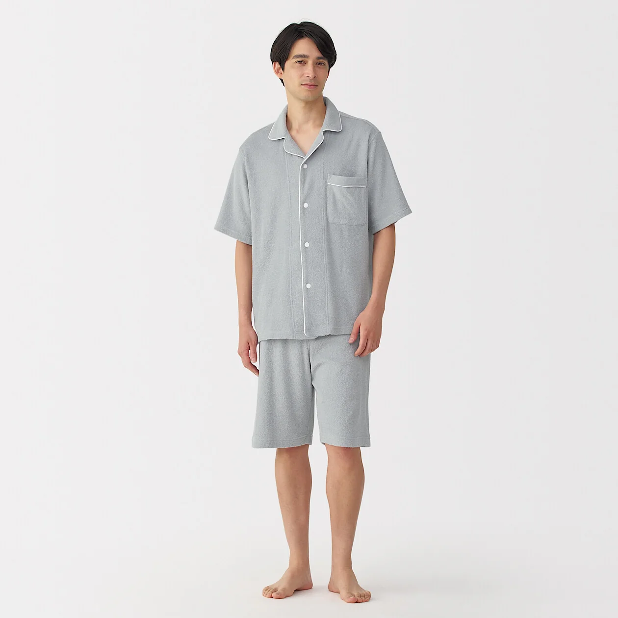 Terry Towelling Short Sleeve Pyjamas