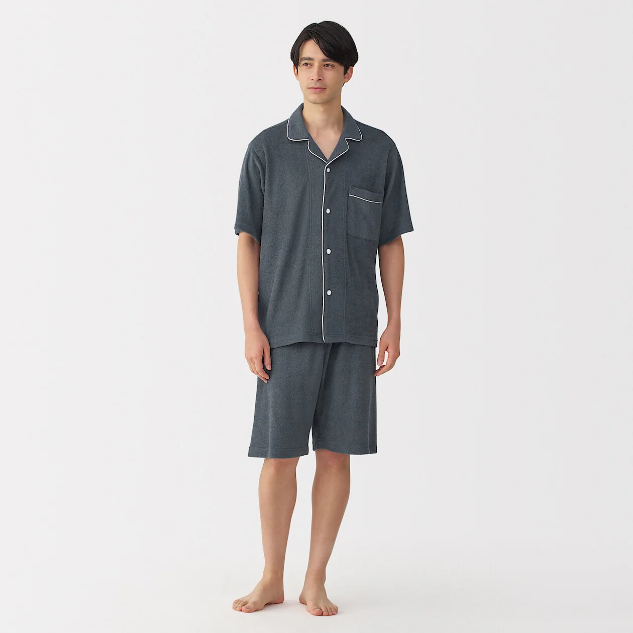 Terry Towelling Short Sleeve Pyjamas - Image 10